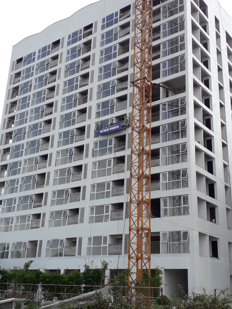 Vietnamwindow thi công tại dự án  khu nhà ở Kinh Bắc Tower tại Tp. Bắc Ninh